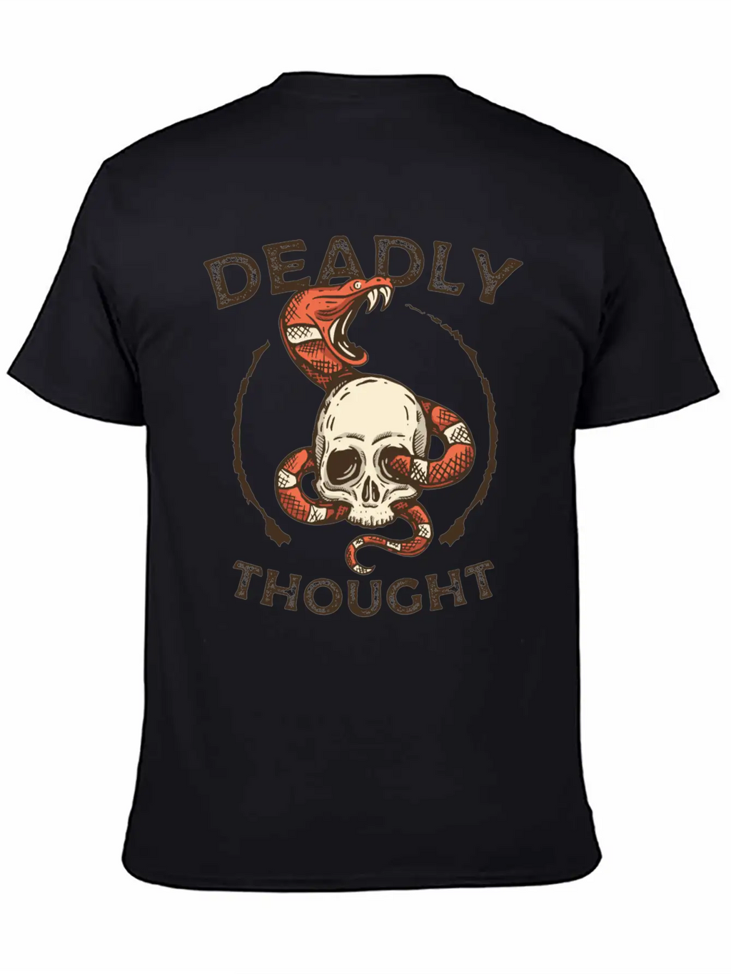 T Shirts Deadly Thought T Shirts Thought Unisex Casual T-Shirt – Clean Design For Daily Comfort