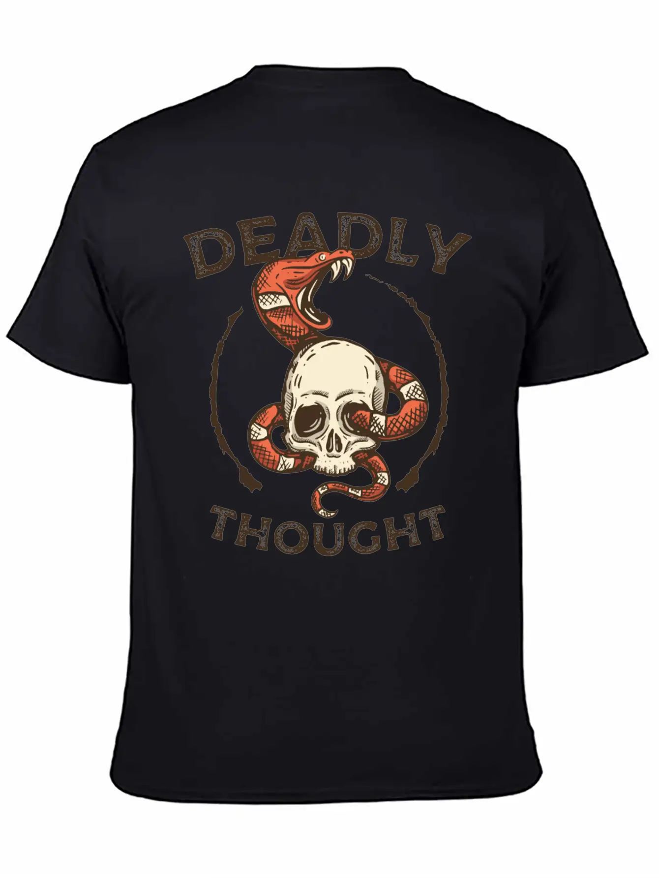 T Shirts Deadly Thought T Shirts Thought Unisex Casual T-Shirt – Clean Design For Daily Comfort