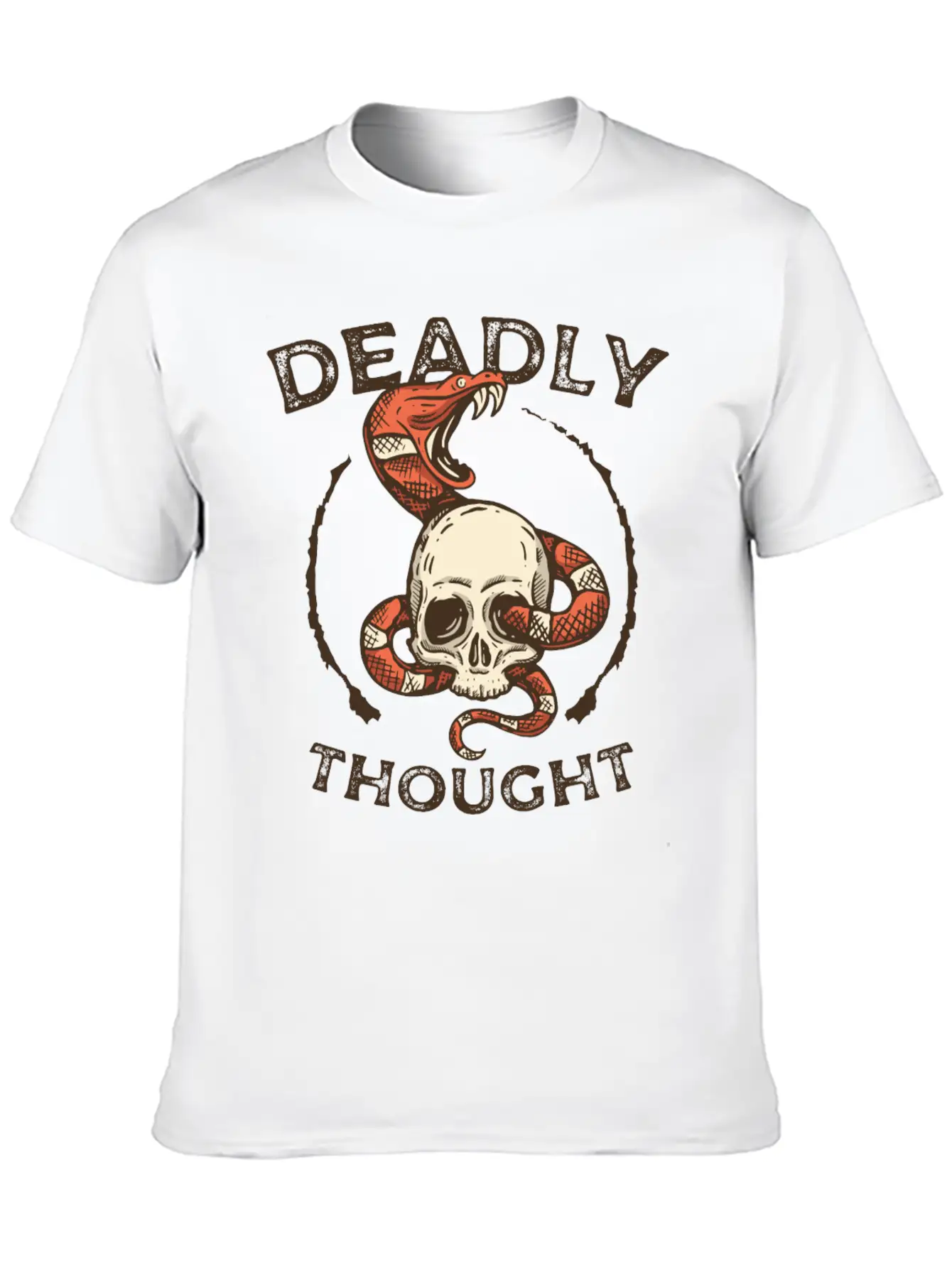 T Shirts Deadly Thought T Shirts Thought Unisex Casual T-Shirt – Clean Design For Daily Comfort