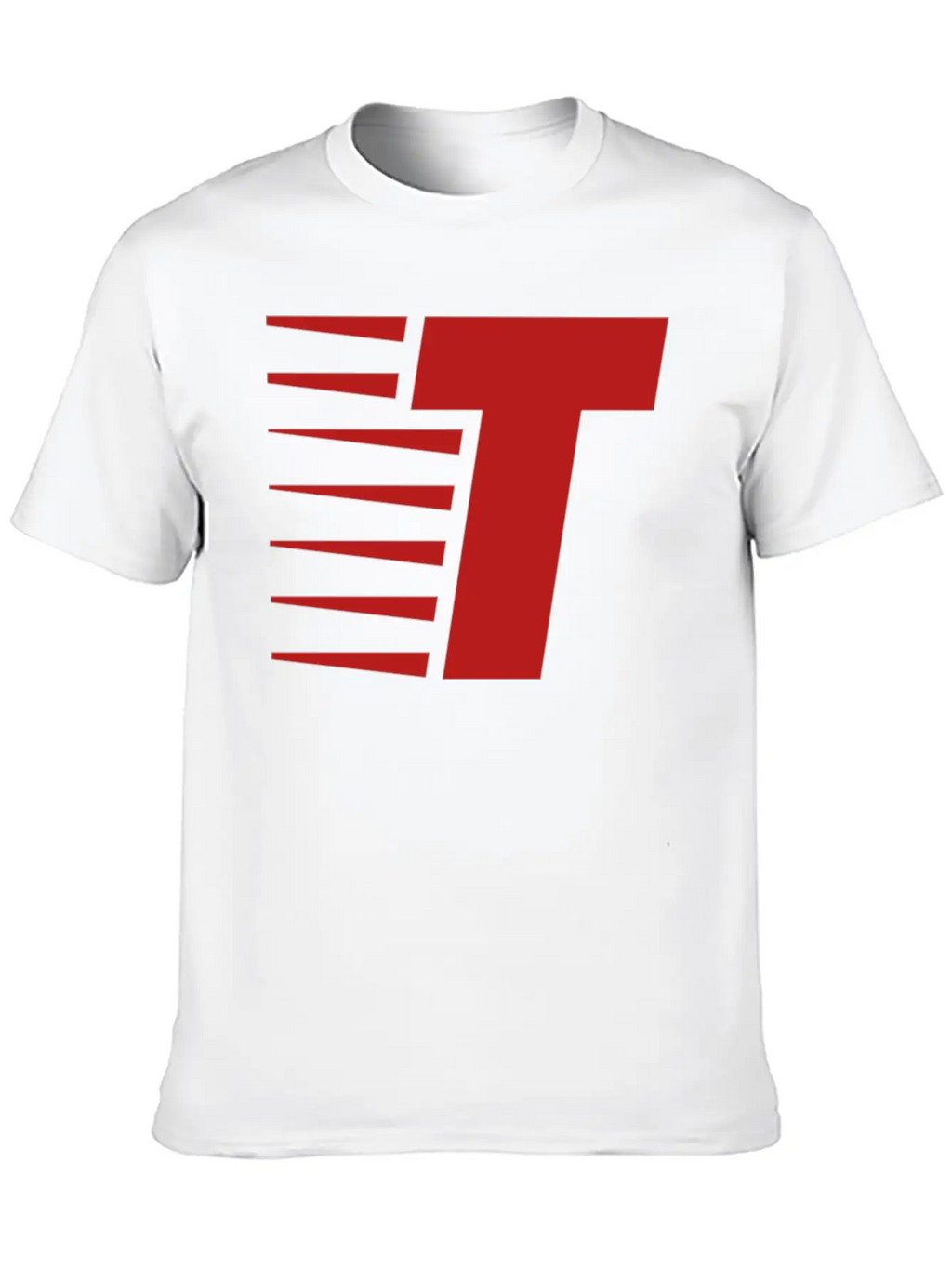 T Sticker Breathable Soft Cotton T-Shirt – Timeless Casual Look
