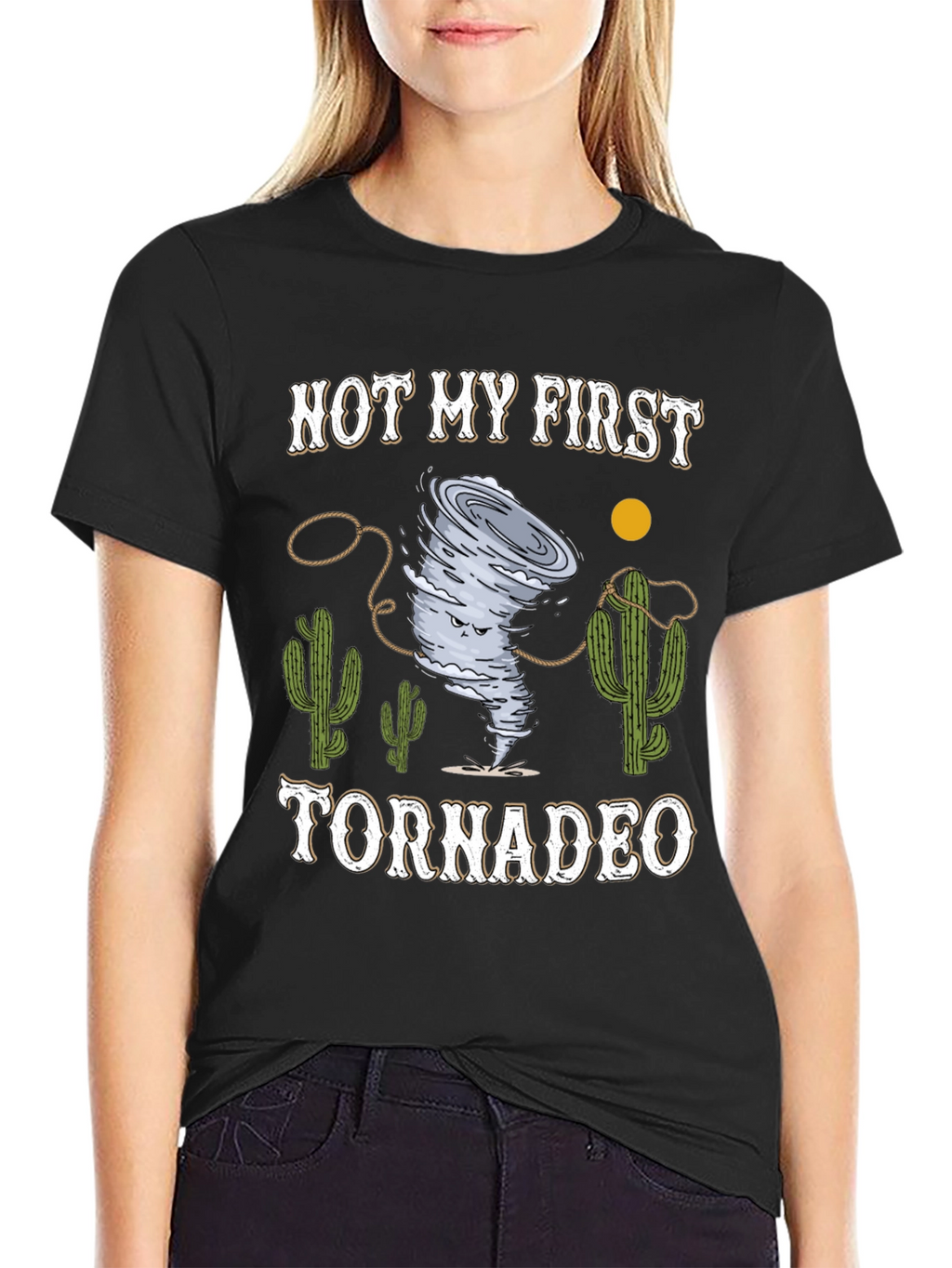 Funny Not My First Tornadeo Graphic T-Shirt
