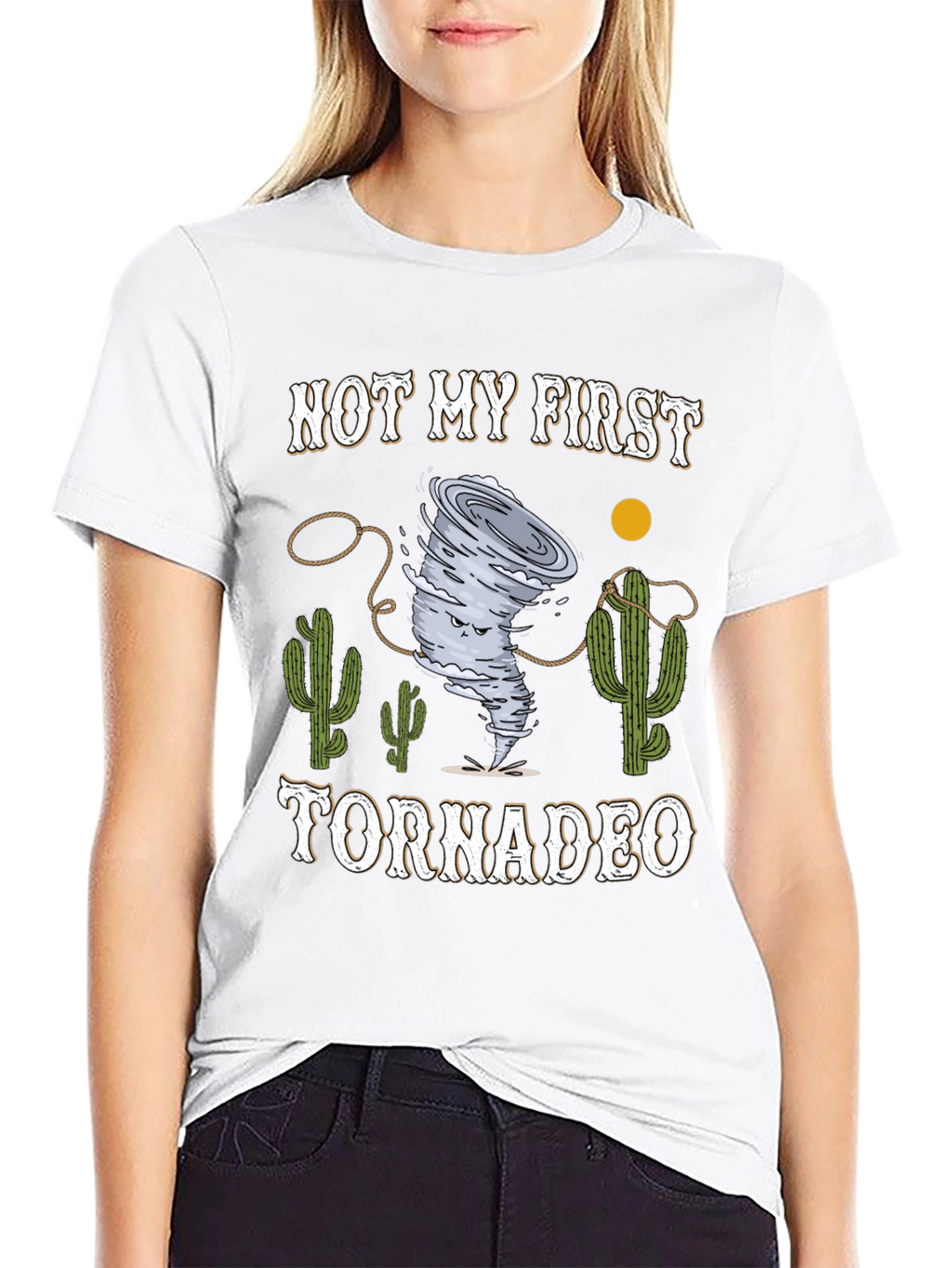 Funny Not My First Tornadeo Graphic T-Shirt