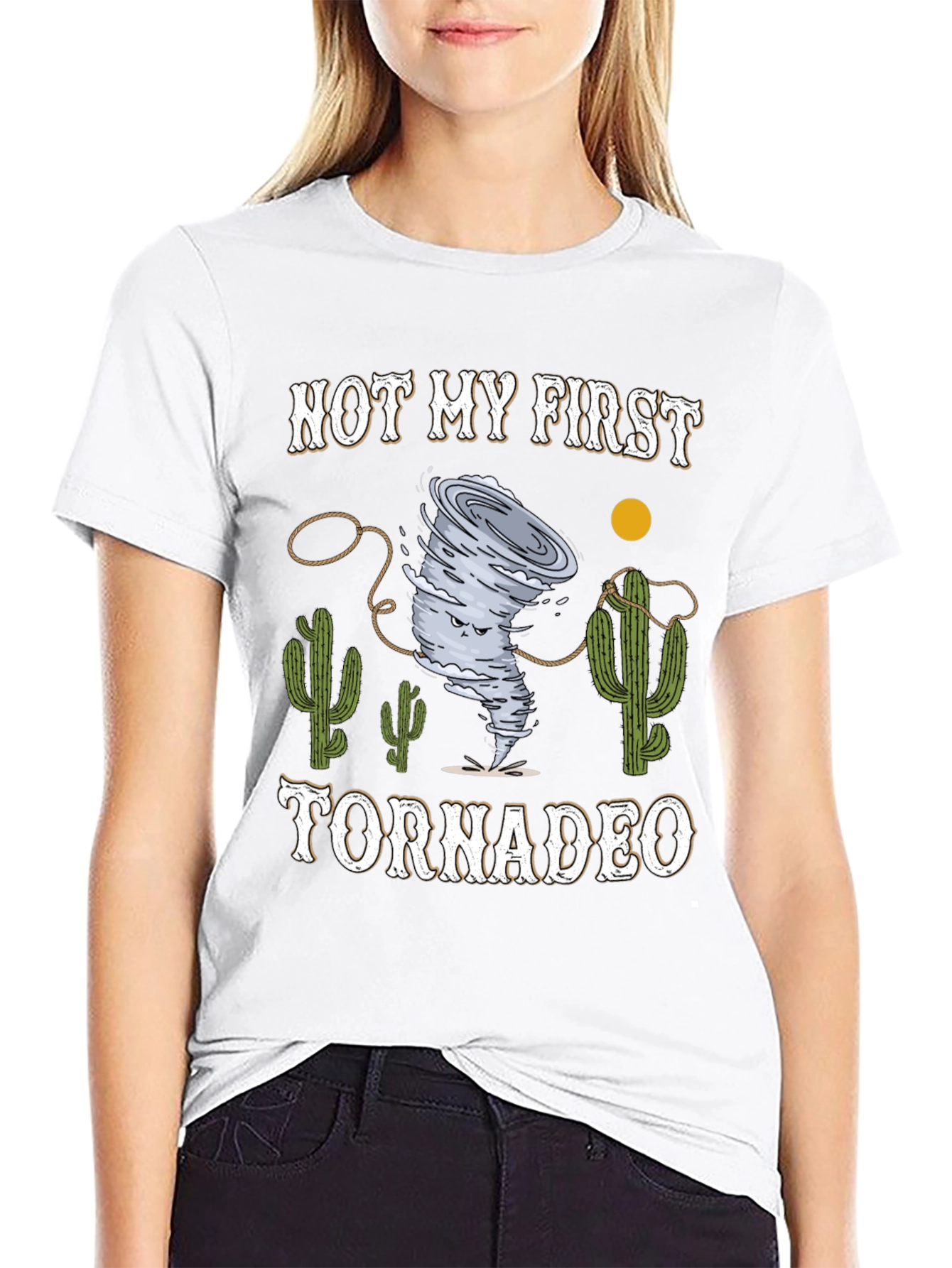 Funny Not My First Tornadeo Graphic T-Shirt