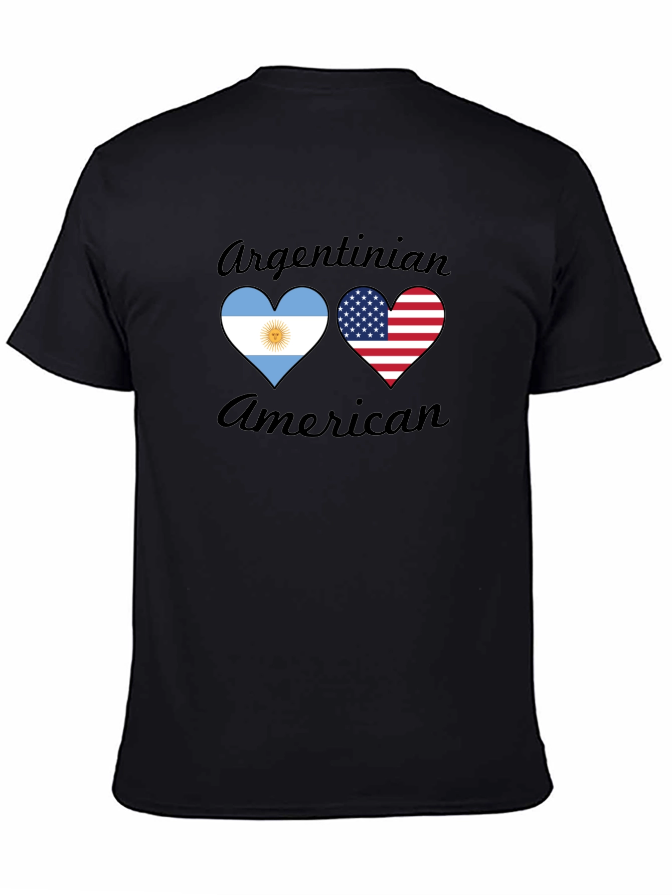 Argentinian American Heart Flag T-Shirt