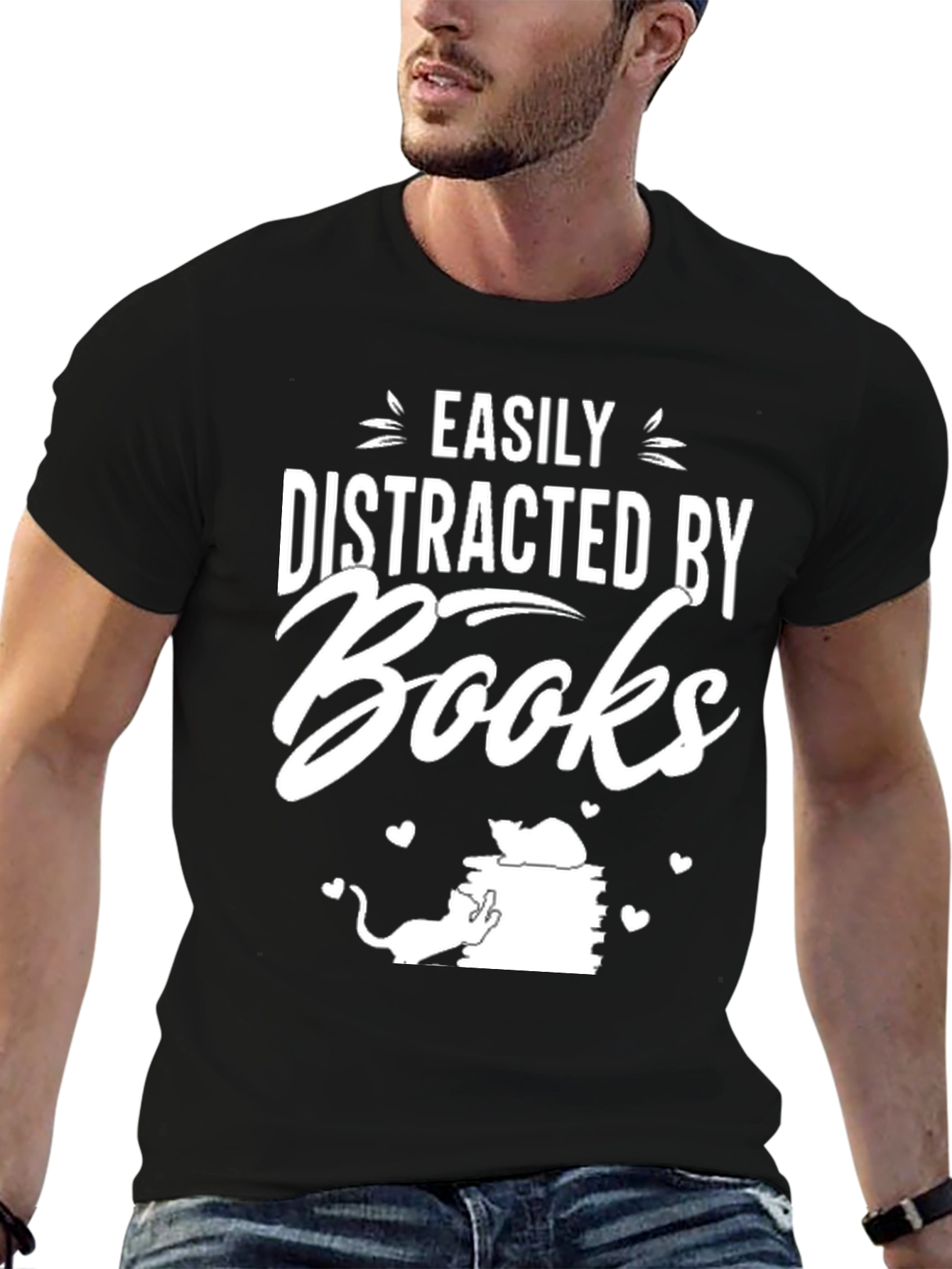 Easily Distracted by Books T-Shirt