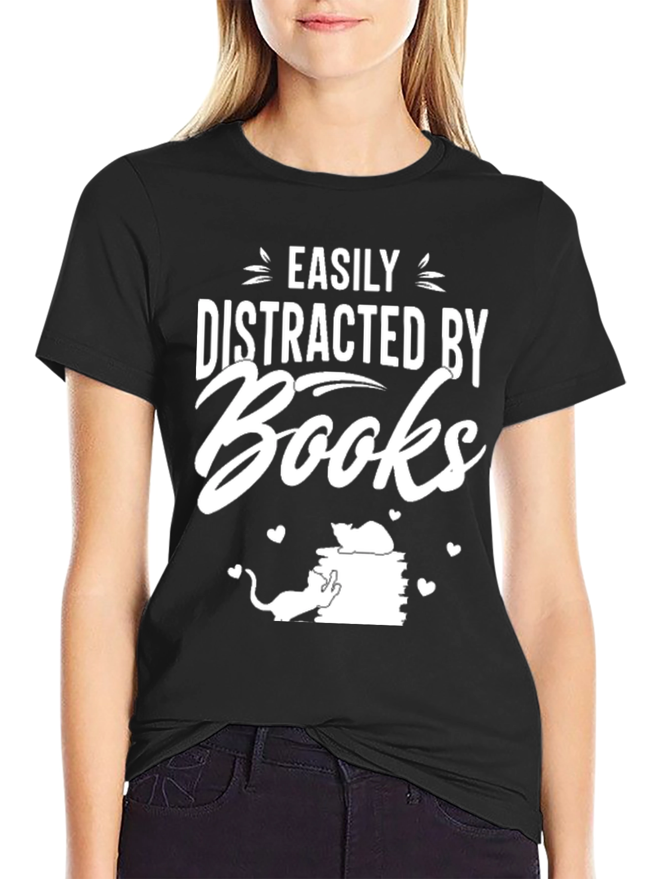 Easily Distracted by Books T-Shirt