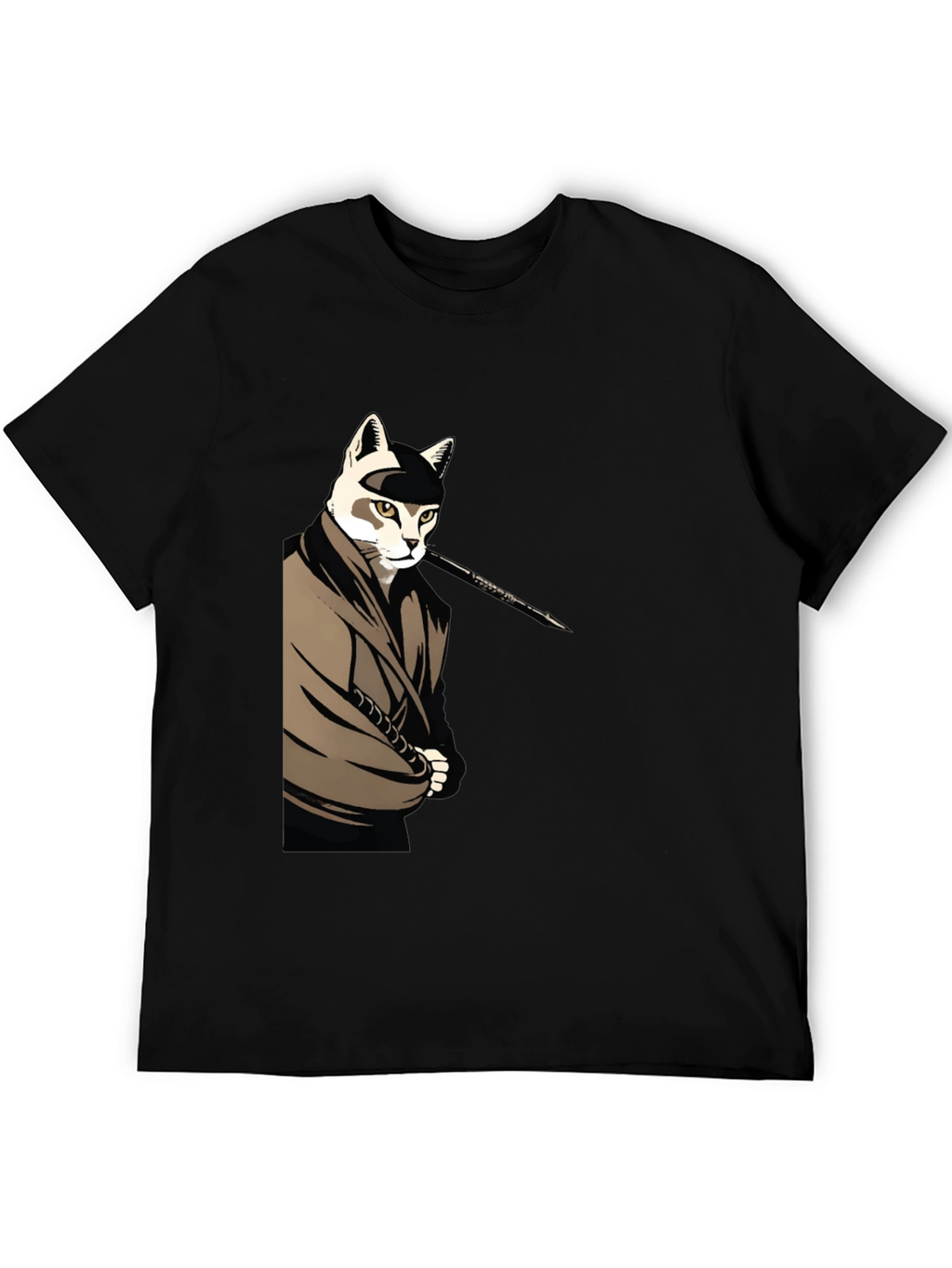 Cat Ninja T-Shirt - Black