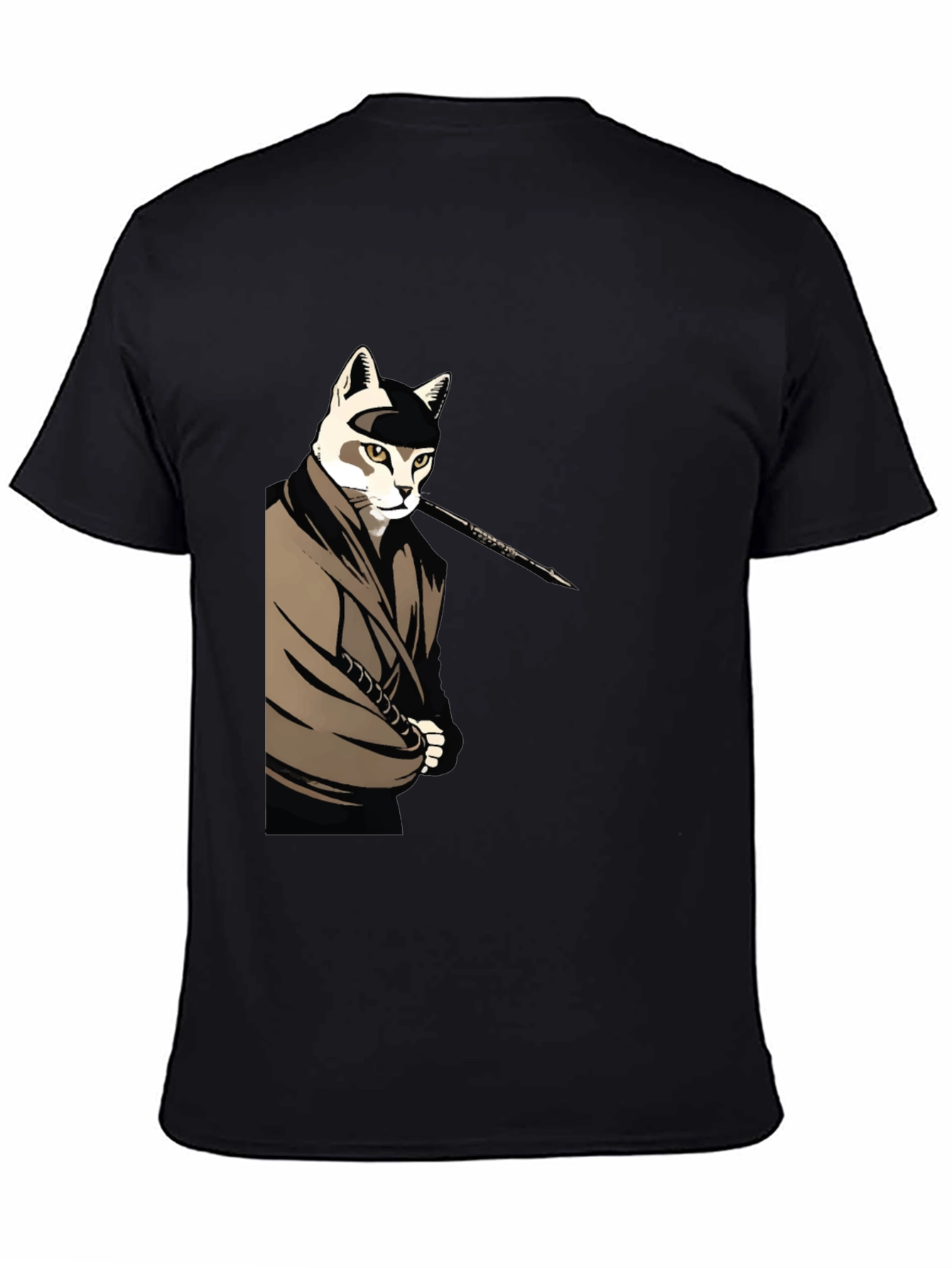 Cat Ninja T-Shirt - Black