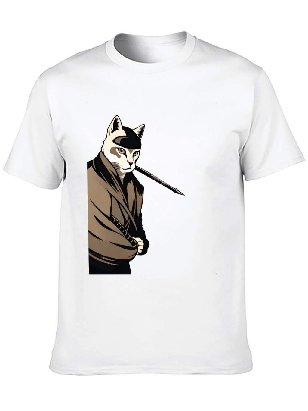 Cat Ninja T-Shirt - Black
