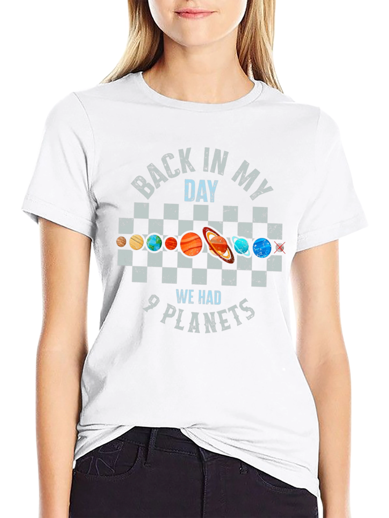 Back in My Day 9 Planets T-Shirt - Space Humor Tee