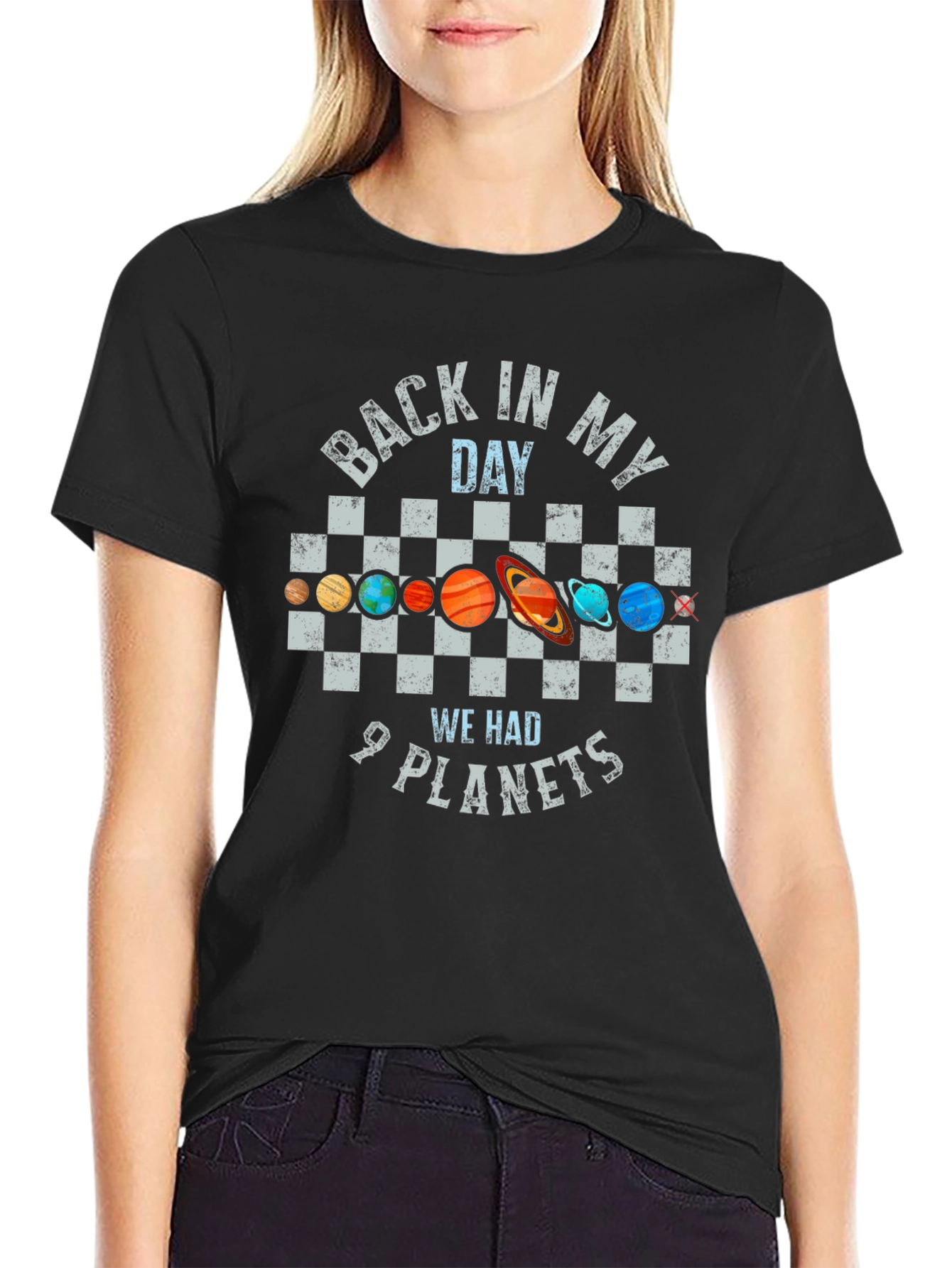 Back in My Day 9 Planets T-Shirt - Space Humor Tee