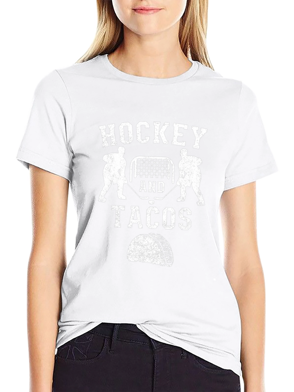 Hockey and Tacos Graphic T-Shirt