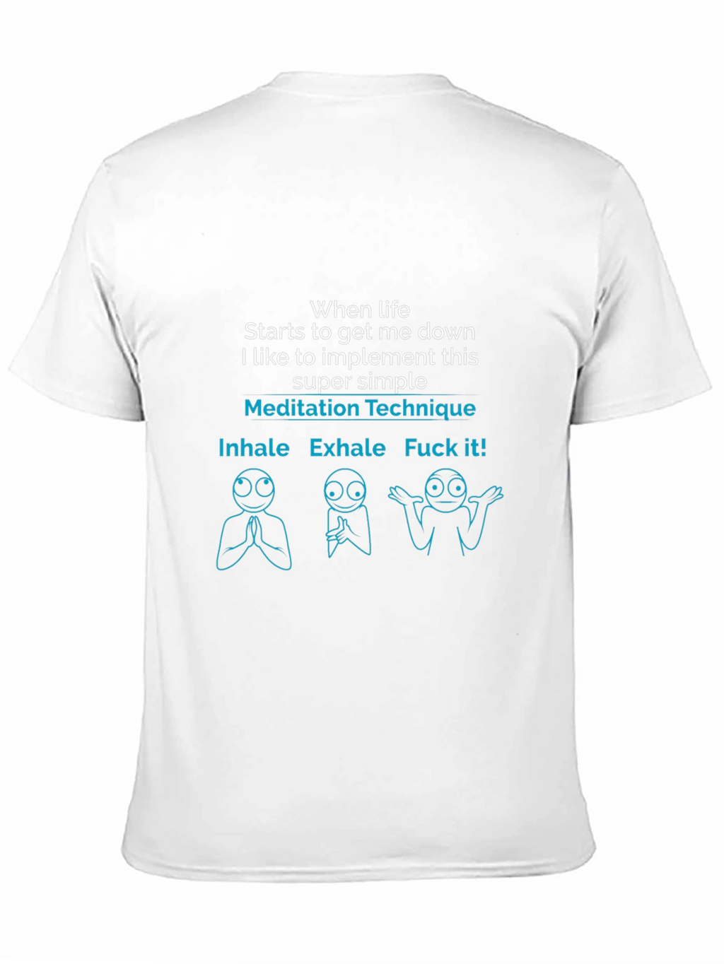 Meditation Technique Funny Graphic T-Shirt