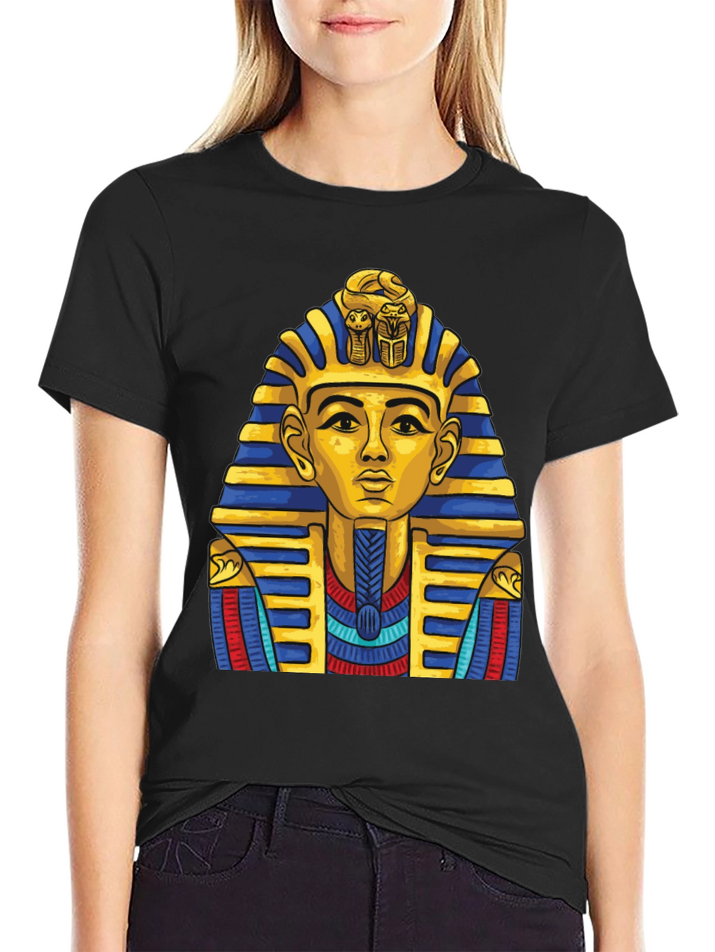 Pharaoh Graphic Tee - Egyptian King T-Shirt
