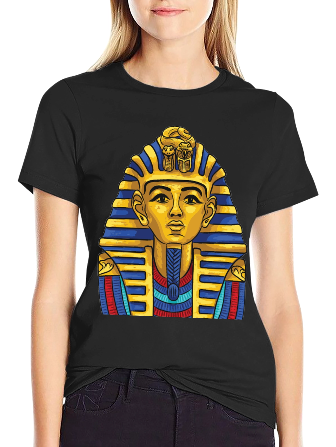 Pharaoh Graphic Tee - Egyptian King T-Shirt