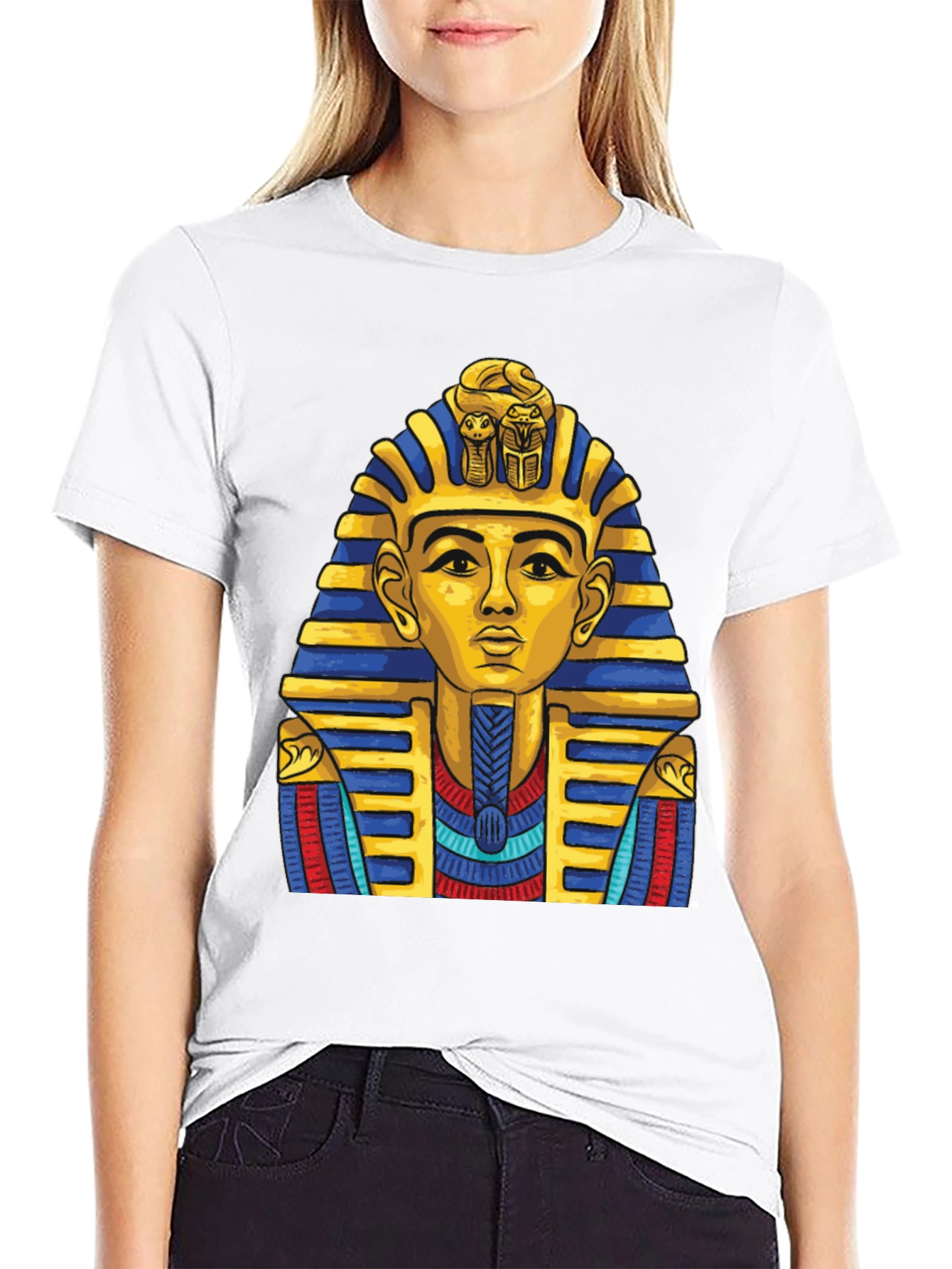 Pharaoh Graphic Tee - Egyptian King T-Shirt