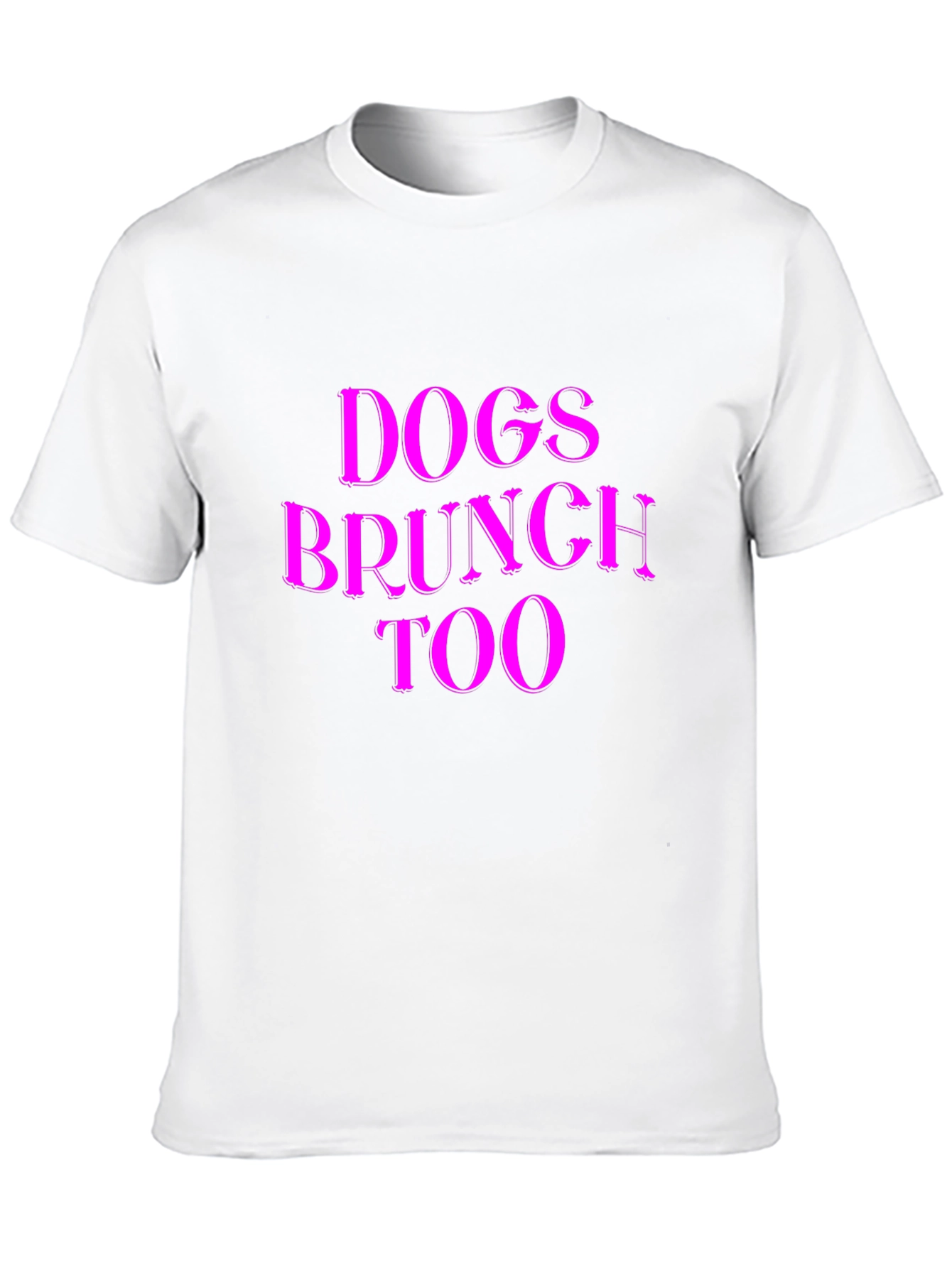 Dogs Brunch Too T-Shirt - Black Tee
