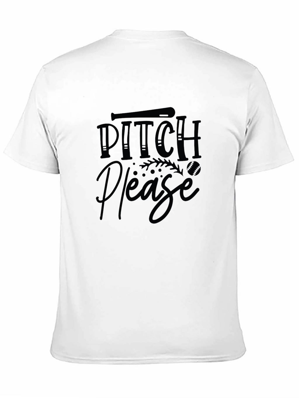 Pitch Please Baseball T-Shirt - Funny Sport Tee