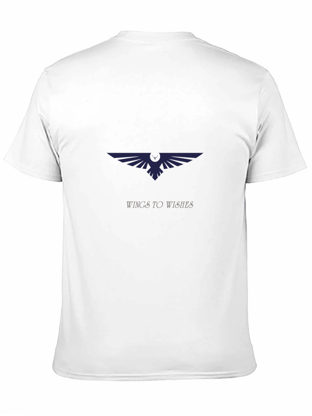 Wings to Wishes Black Graphic Tee