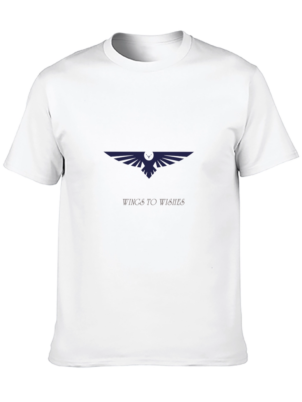 Wings to Wishes Black Graphic Tee