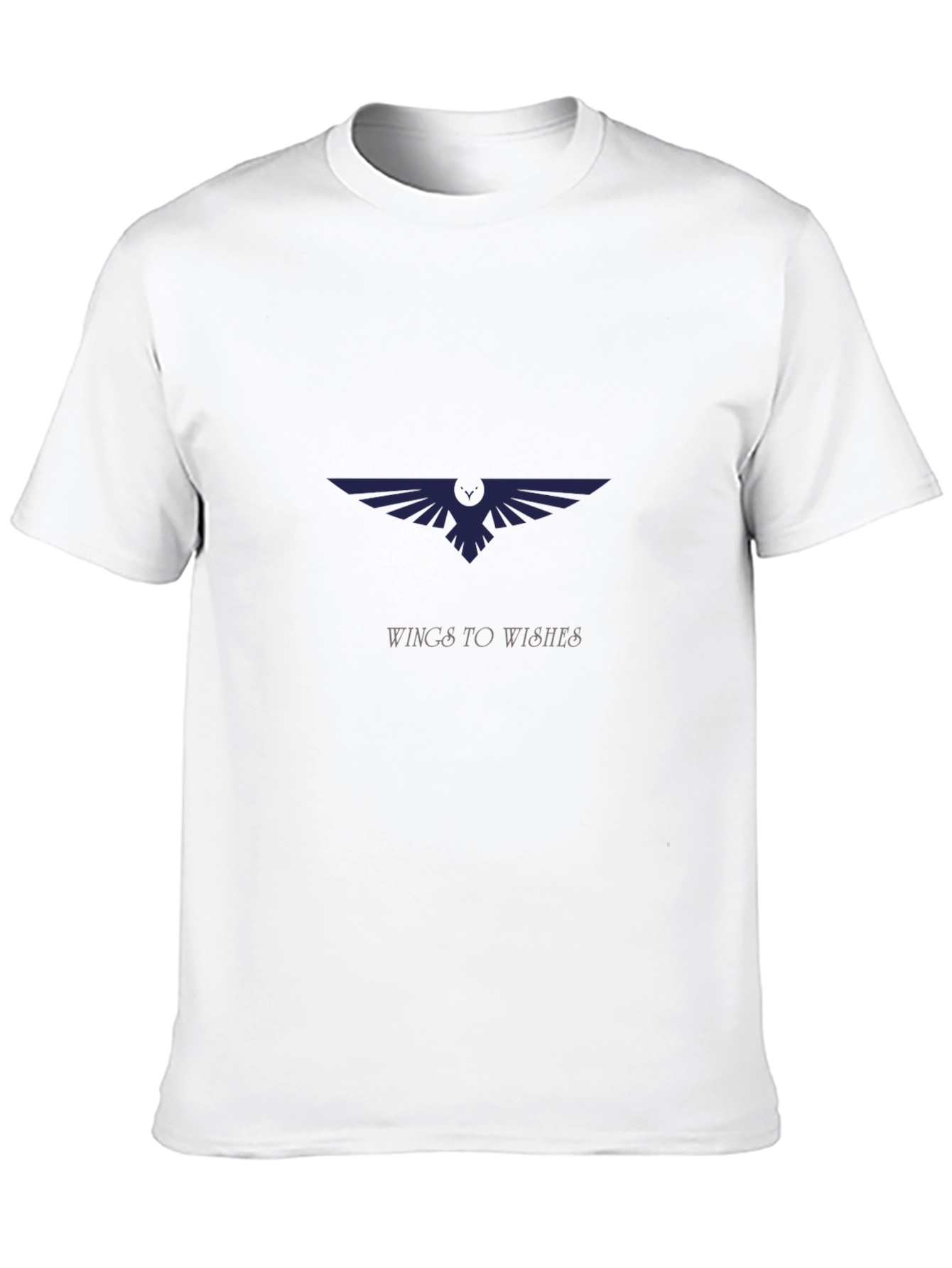 Wings to Wishes Black Graphic Tee