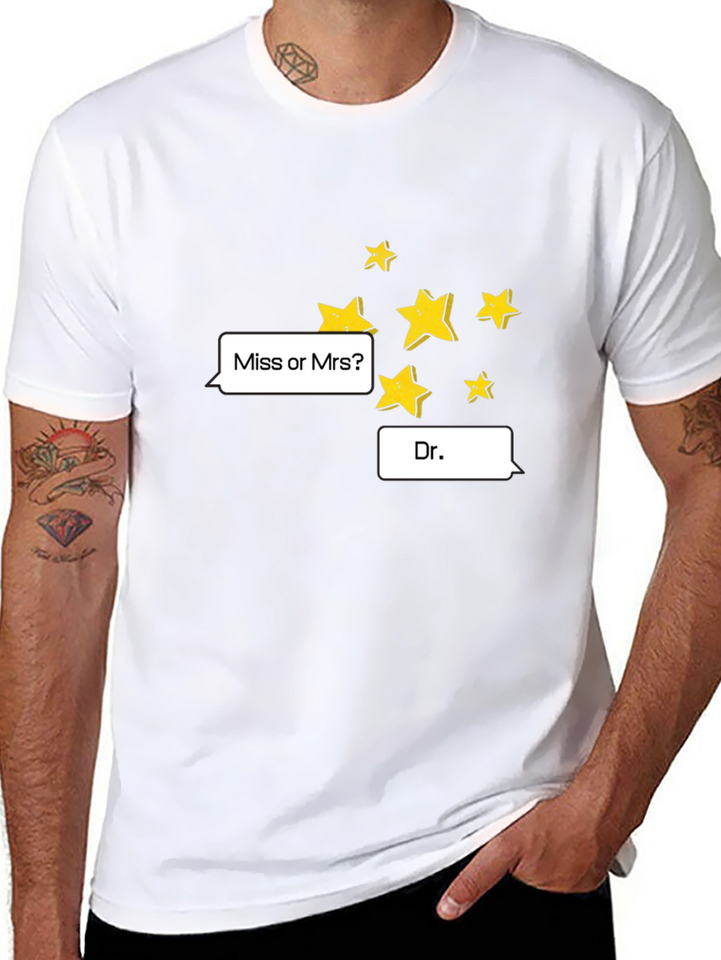 Stars Miss or Mrs? Dr. Black T-Shirt