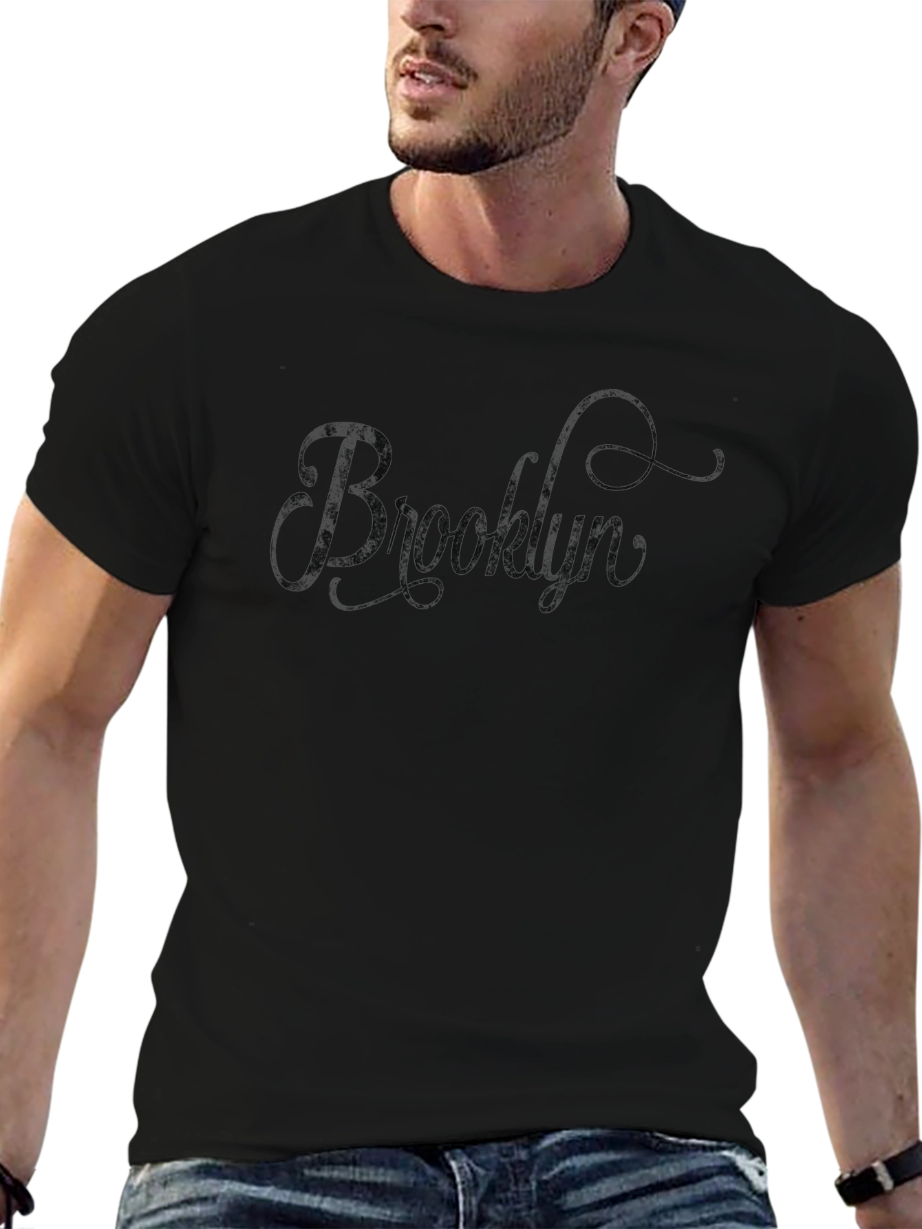 Brooklyn Script Black T-Shirt