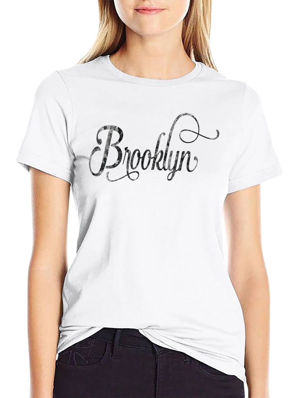 Brooklyn Script Black T-Shirt