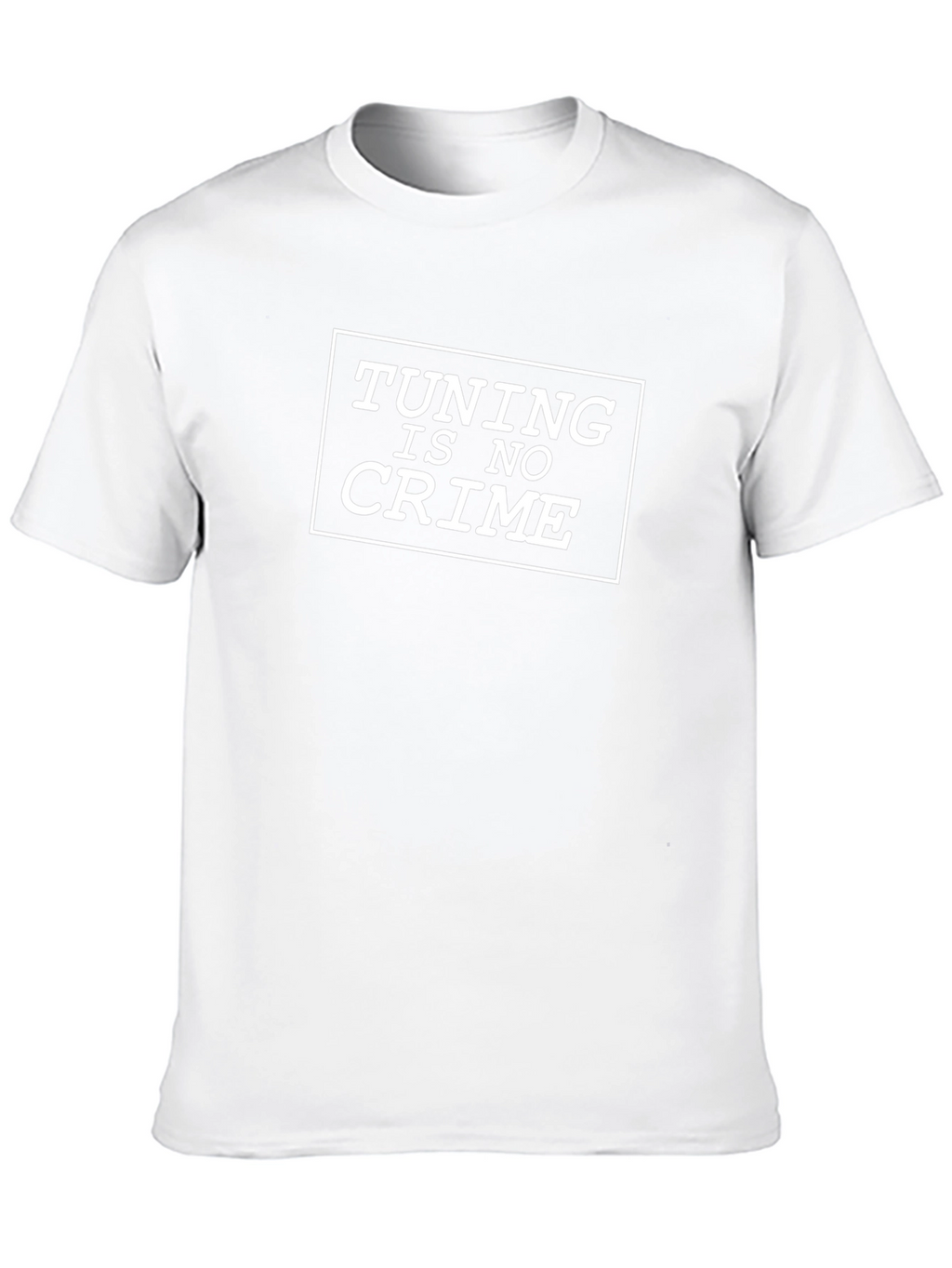 Tuning is No Crime T-Shirt - Car Enthusiast Apparel