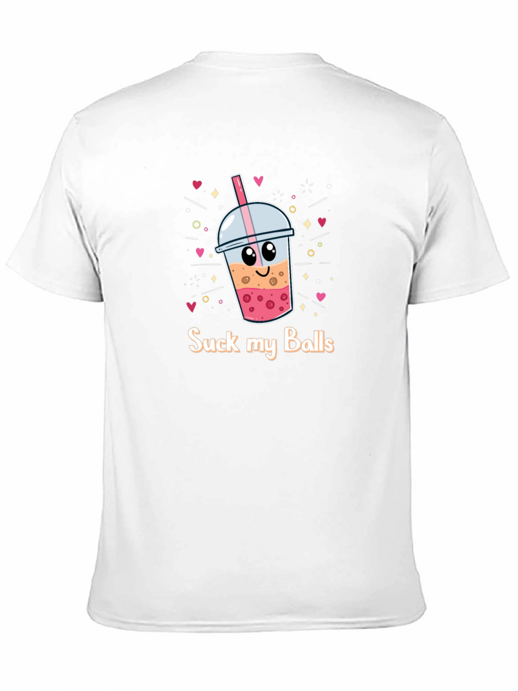 Suck My Balls Boba Bubble Tea Graphic T-Shirt