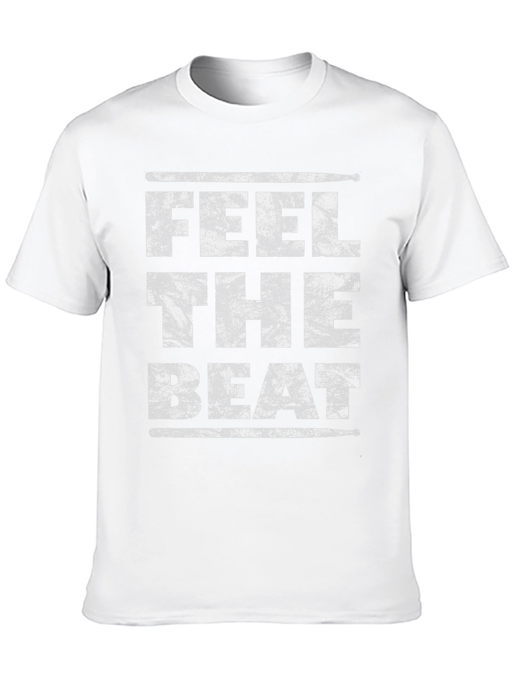 Feel The Beat Drummer T-Shirt - Black