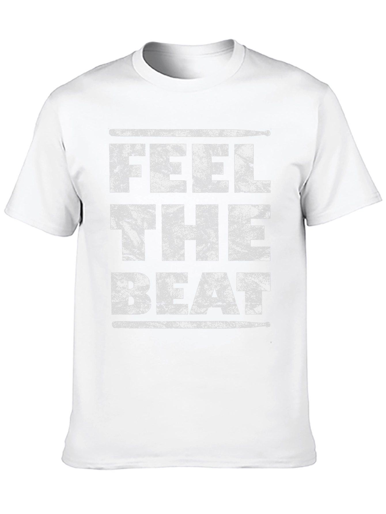 Feel The Beat Drummer T-Shirt - Black