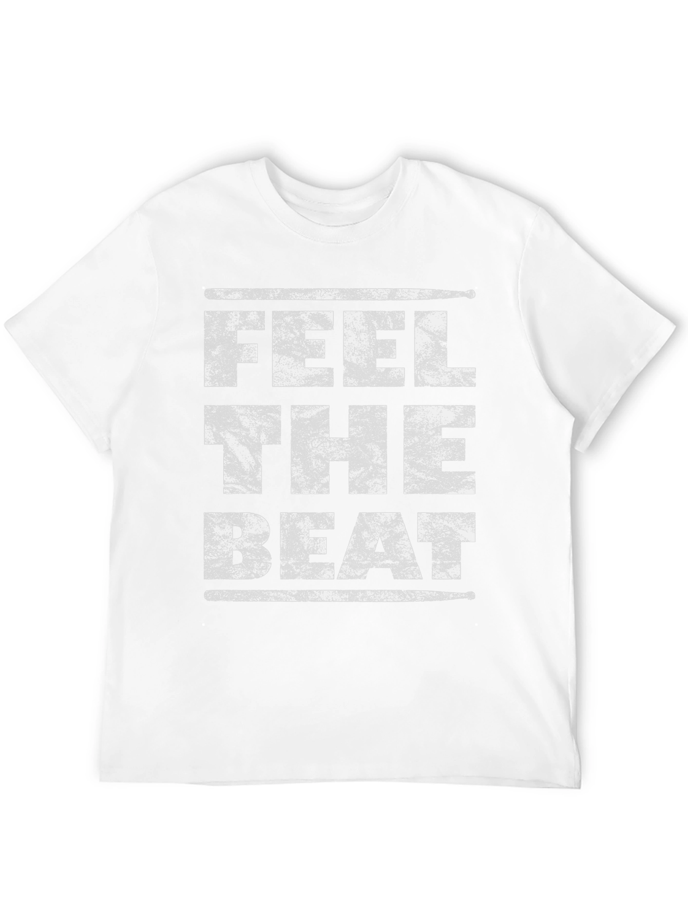 Feel The Beat Drummer T-Shirt - Black