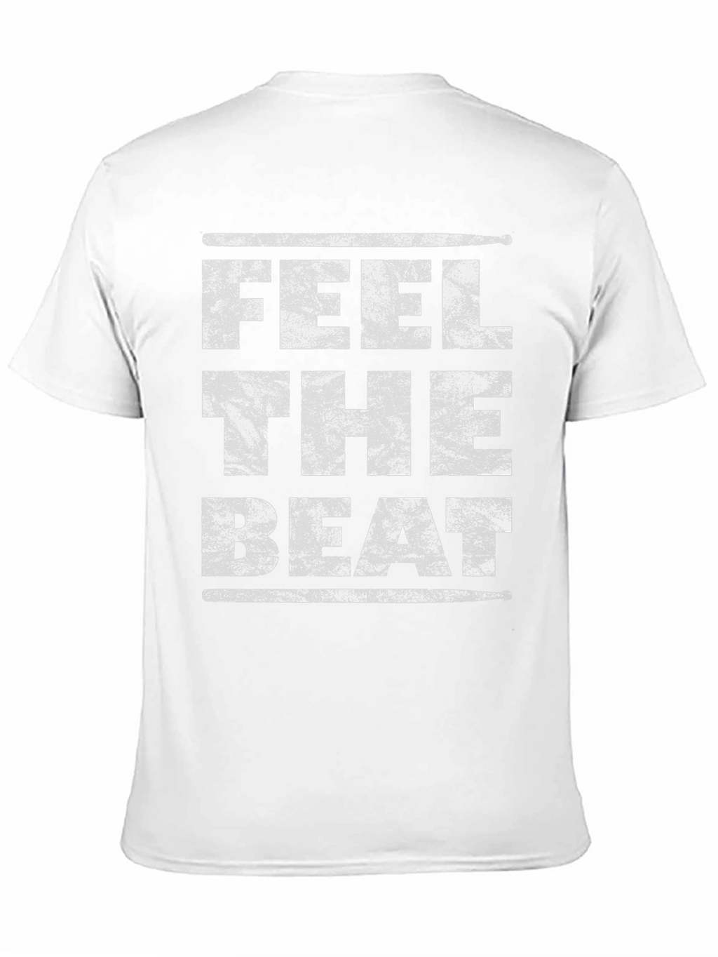 Feel The Beat Drummer T-Shirt - Black
