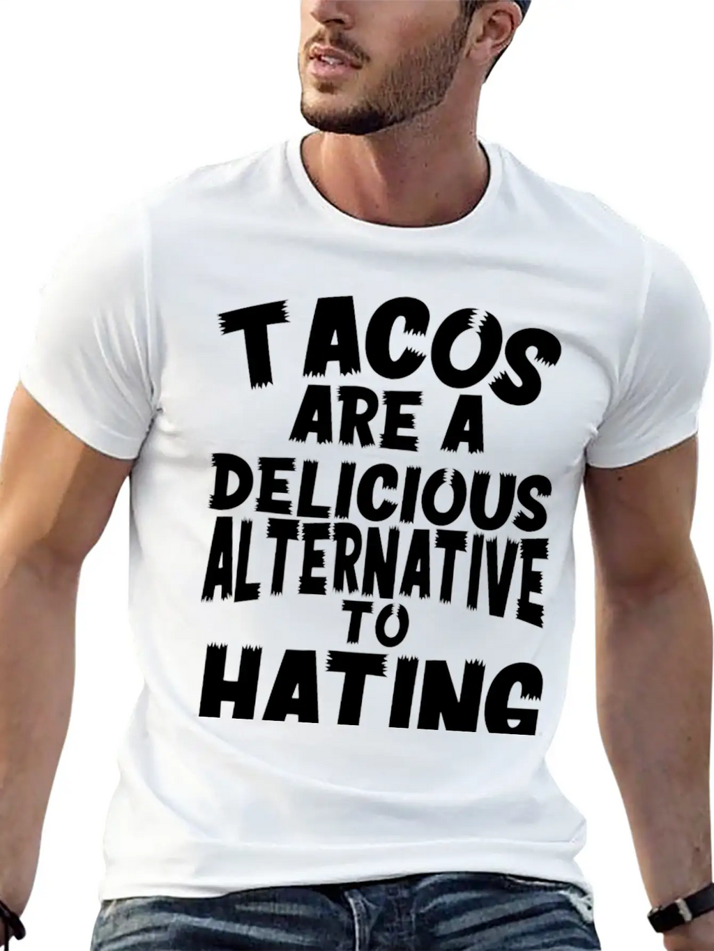 Tacos Are A Delicious Alternative To Hating Essential Cotton Tee For Daily Outfits – Unisex Style