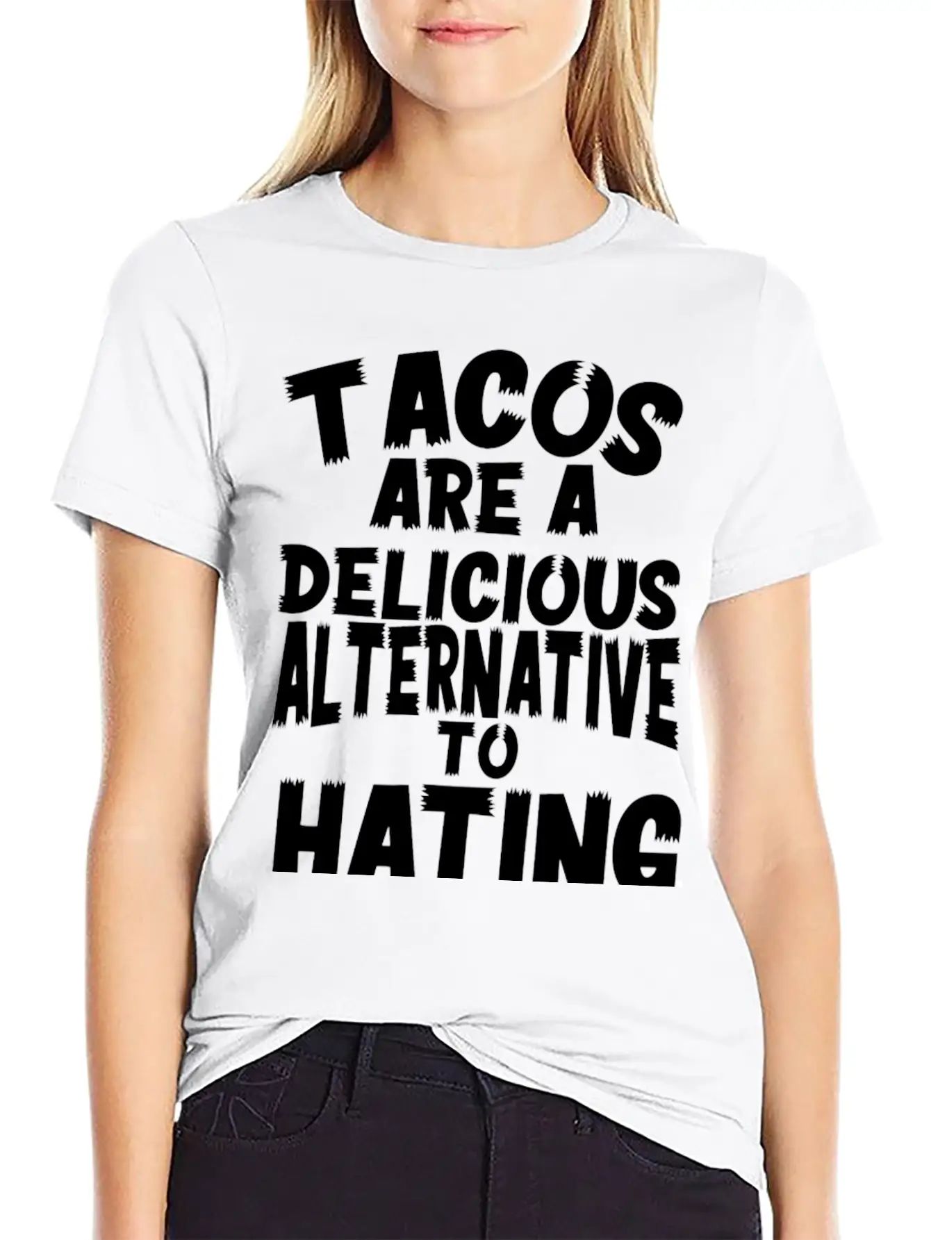 Tacos Are A Delicious Alternative To Hating Essential Cotton Tee For Daily Outfits – Unisex Style