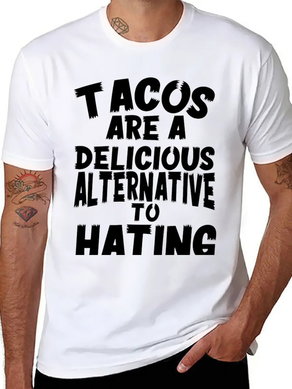 Tacos Are A Delicious Alternative To Hating Essential Cotton Tee For Daily Outfits – Unisex Style