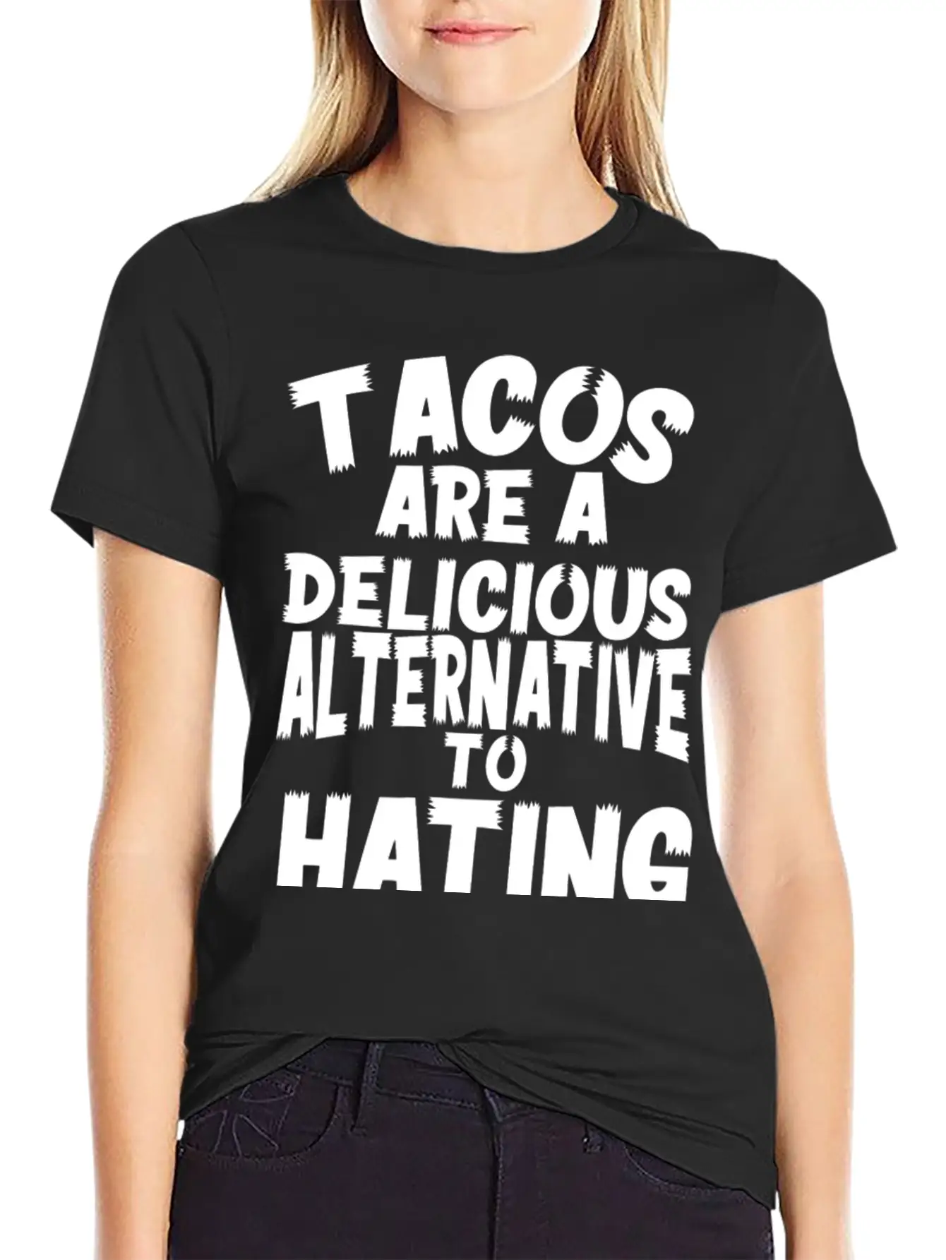 Tacos Are A Delicious Alternative To Hating Essential Cotton Tee For Daily Outfits – Unisex Style