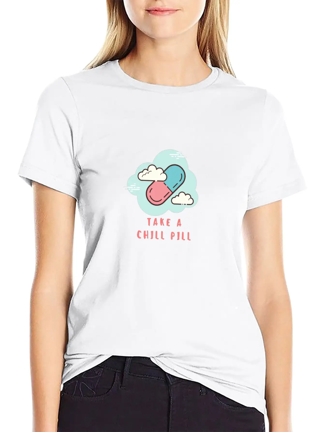 Take A Chill Pill Essential Cotton Tee For Daily Outfits – Unisex Style