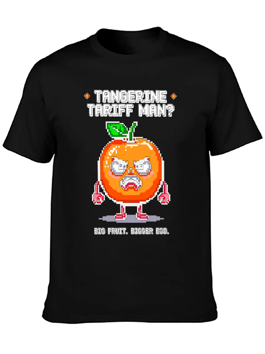 Tangerine Tariff Man? Big Fruit. Bigger Ego. Classic Cotton Tee – Unisex Comfort For Any Season