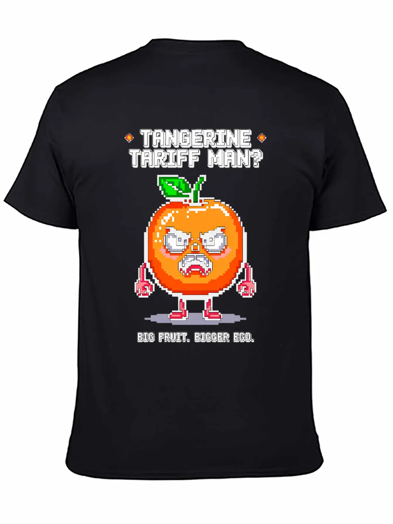 Tangerine Tariff Man? Big Fruit. Bigger Ego. Classic Cotton Tee – Unisex Comfort For Any Season