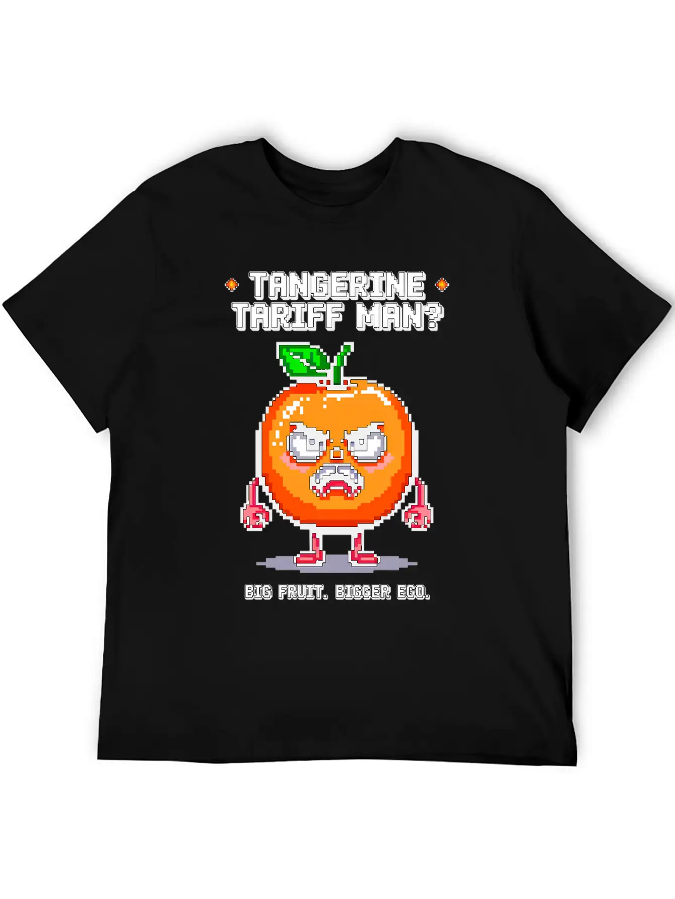 Tangerine Tariff Man? Big Fruit. Bigger Ego. Classic Cotton Tee – Unisex Comfort For Any Season