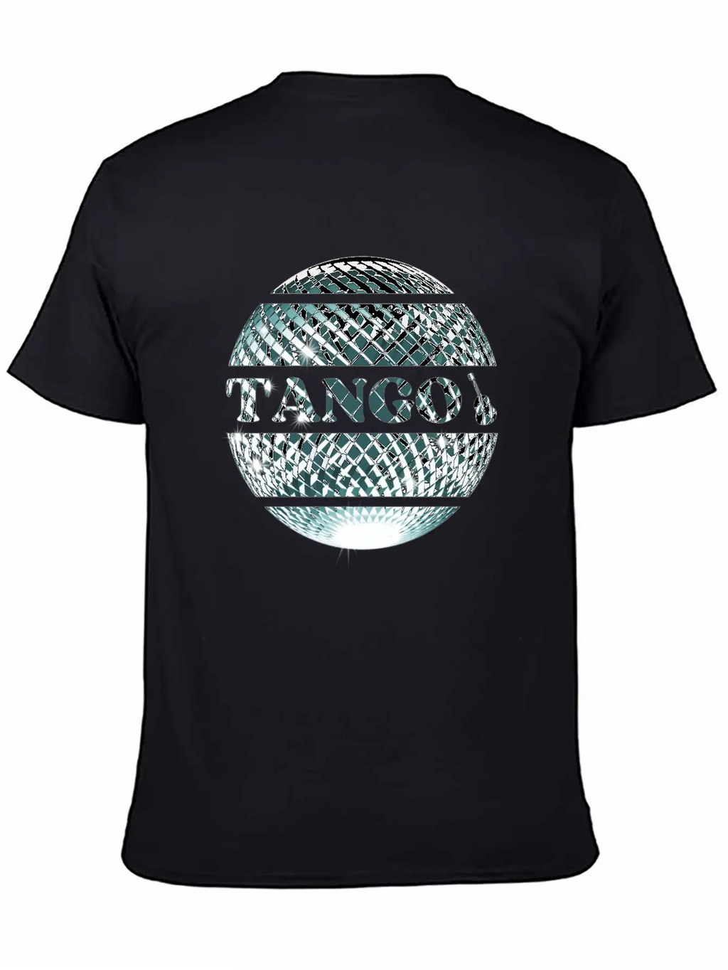 Tango Dance Silver Disco Ball Breathable Graphic T-Shirt – Perfect For Casual Days