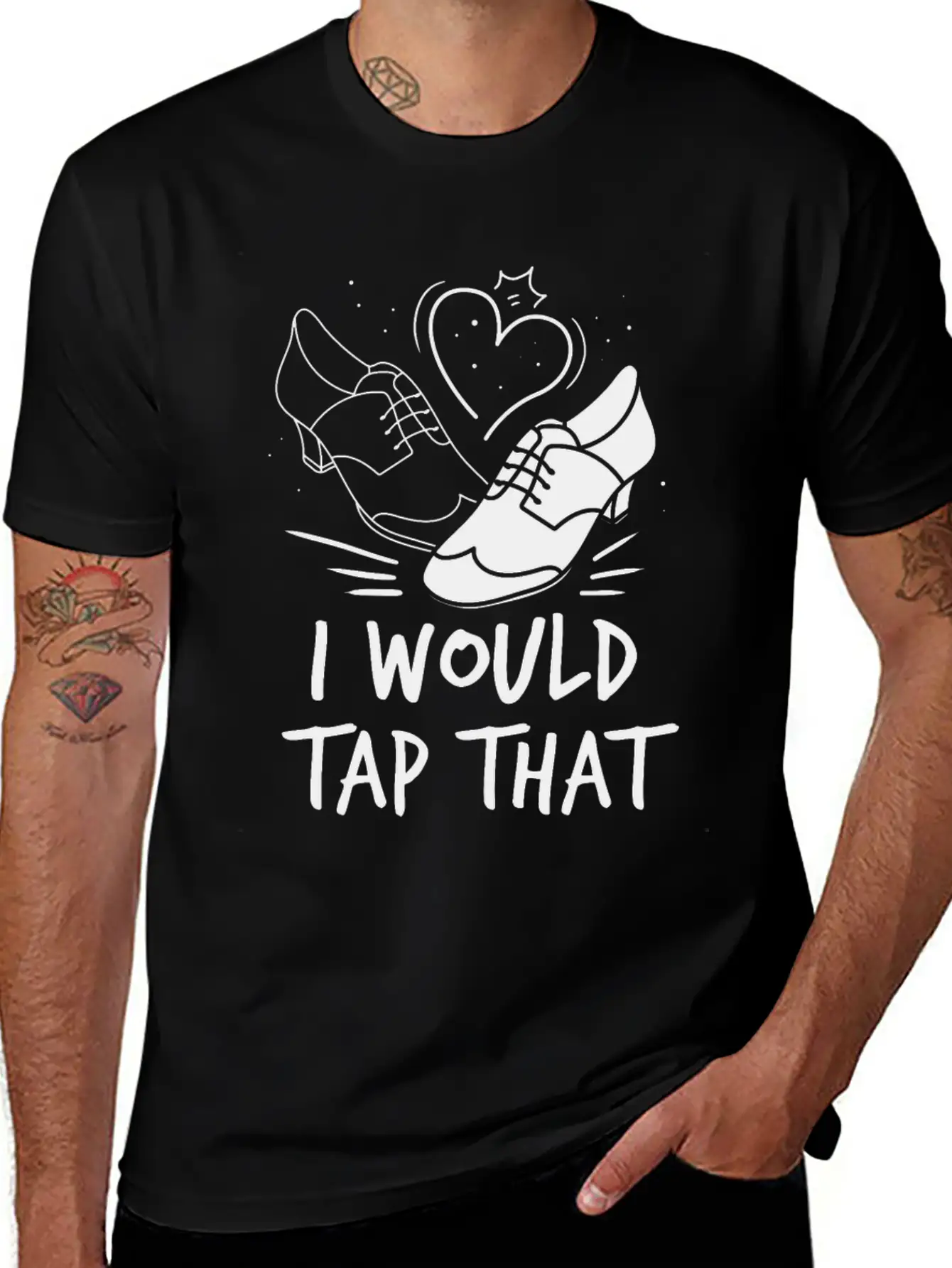 Tap Dancer Tap Dancing Shoes Tap Dance Teacher Unisex Casual T-Shirt – Clean Design For Daily Comfort