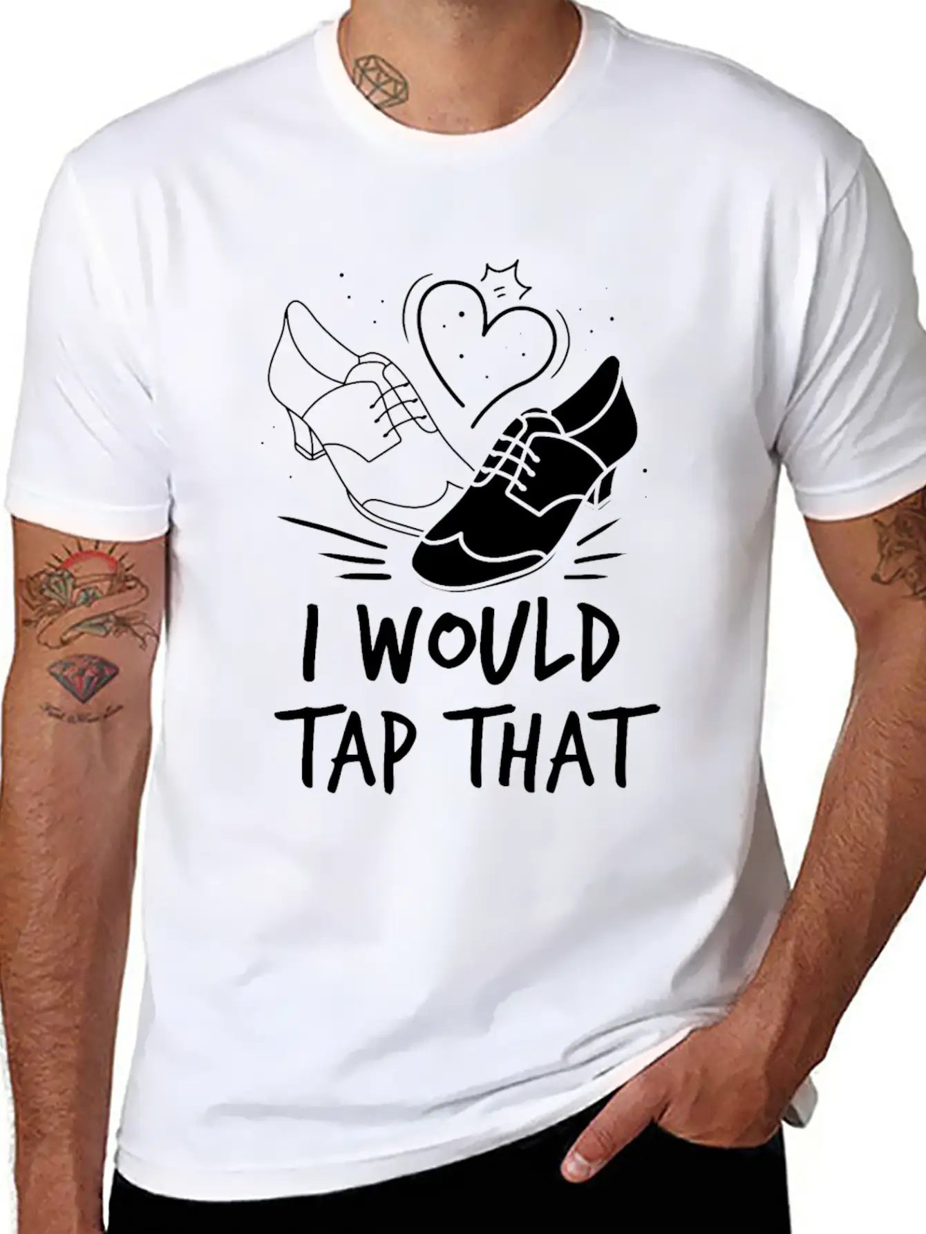 Tap Dancer Tap Dancing Shoes Tap Dance Teacher Unisex Casual T-Shirt – Clean Design For Daily Comfort