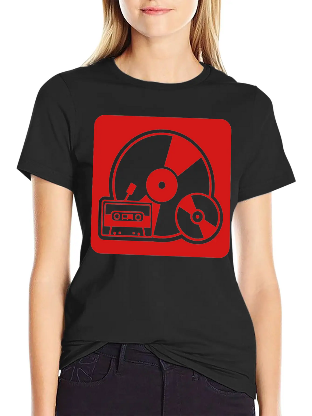 Tape - Vinyl - Walkman Stylish Everyday T-Shirt – Unisex Basic Cotton Tee