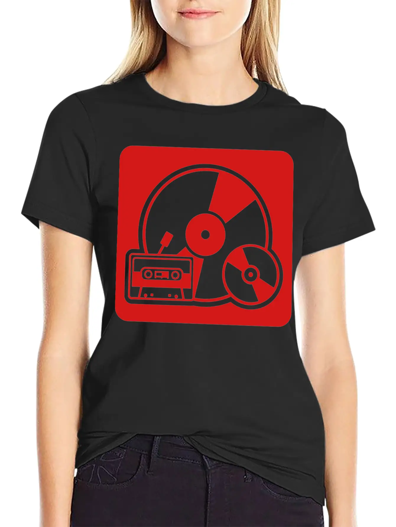 Tape - Vinyl - Walkman Stylish Everyday T-Shirt – Unisex Basic Cotton Tee