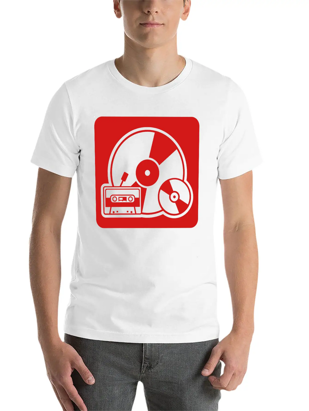 Tape - Vinyl - Walkman Stylish Everyday T-Shirt – Unisex Basic Cotton Tee