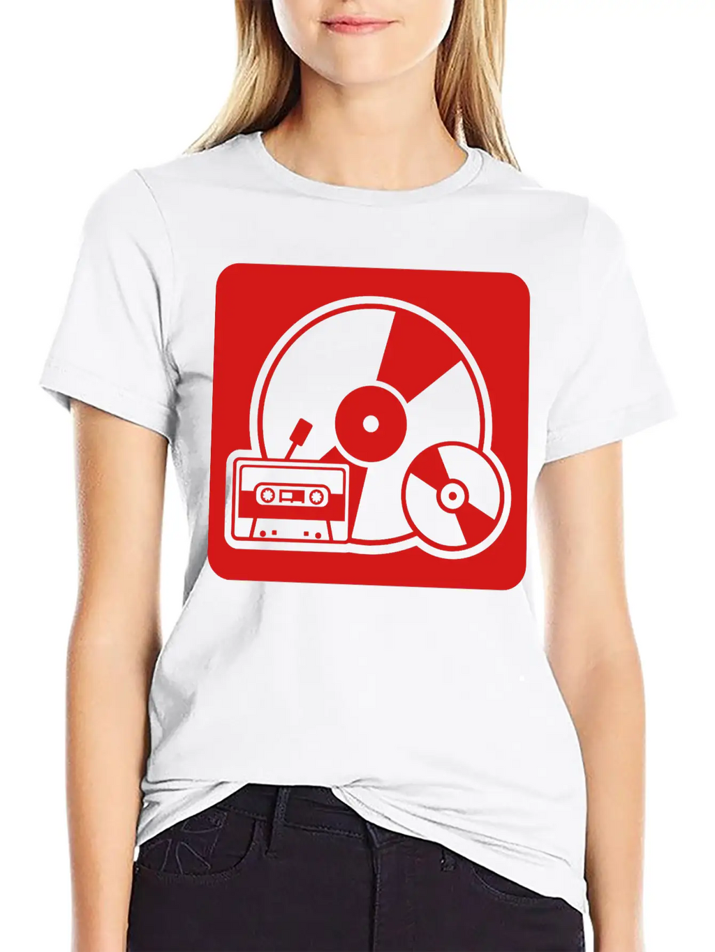 Tape - Vinyl - Walkman Stylish Everyday T-Shirt – Unisex Basic Cotton Tee