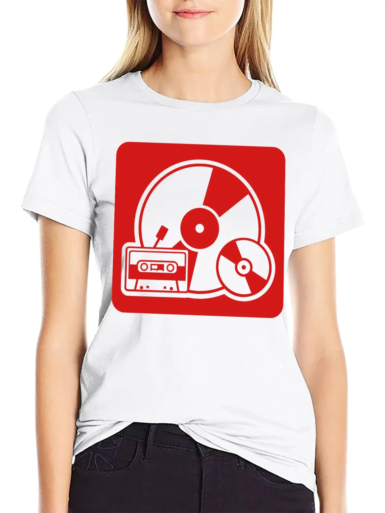 Tape - Vinyl - Walkman Stylish Everyday T-Shirt – Unisex Basic Cotton Tee